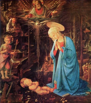 Mary and Child Christian Filippino Lippi Oil Paintings